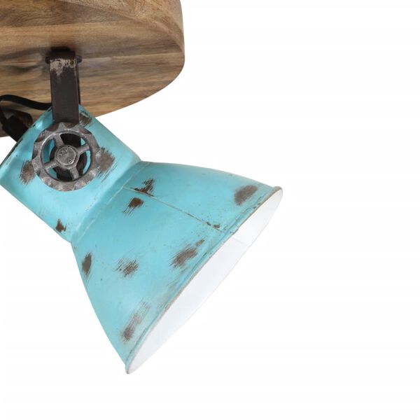 vidaXL Ceiling Lamp 25 W Distressed Blue 50x50x25 cm E27