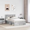 vidaXL Bed Frame with Headboard Concerte 120 x 190 cm Engineered wood