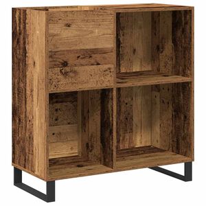 vidaXL Record Cabinet Old wood 84.5 x 38 x 89 cm Engineered Wood