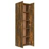 vidaXL Office Cabinet Smoked Oak 60x32x190 cm Engineered Wood