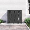 vidaXL Air Conditioner Cover Black 110 x 50 x 105 cm Steel