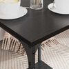 vidaXL Coffee Table Black Oak 40 x 40 x 55 cm Engineered Wood
