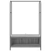vidaXL Clothes Rack Grey 100 x 44 x 160 cm Engineered Wood