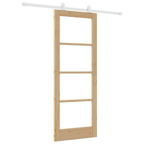 vidaXL Sliding Door ORKDAL Natural 78 x 202 cm