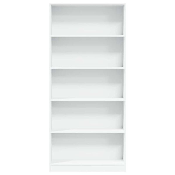 vidaXL Bookcase White 80x24x176 cm Engineered Wood