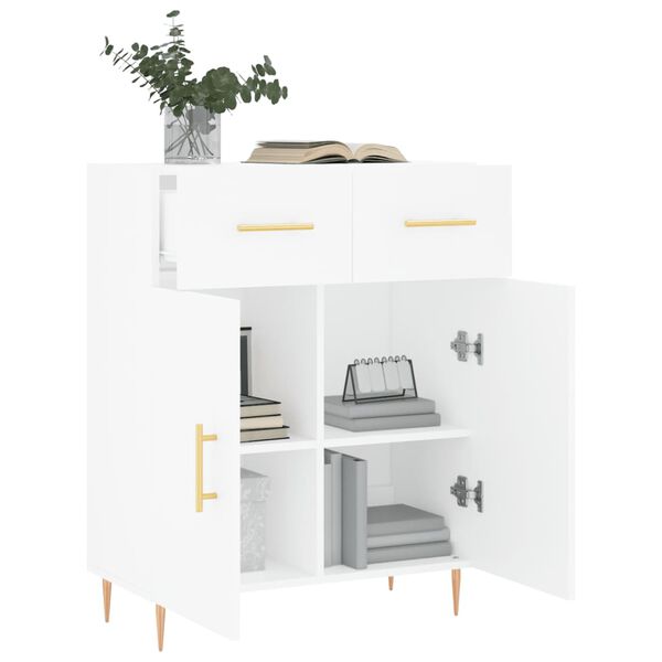 vidaXL Sideboard White 69.5x34x90 cm Engineered Wood