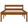 vidaXL Bed Frame without Mattress Honey Brown Solid Wood 90x200 cm (283208+321987)