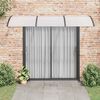 vidaXL Door Canopy Black 300x100 cm Polycarbonate