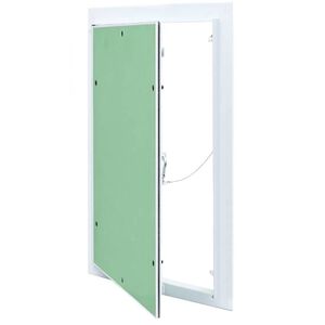 vidaXL Access Panel Green and Silver 30 x 45 cm