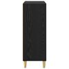 vidaXL Sideboard Black Oak 69.5 x 32.5 x 90 cm Engineered wood
