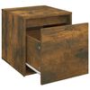 vidaXL Box Drawer Smoked Oak 40.5x40x40 cm Engineered Wood