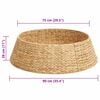 vidaXL Christmas Tree Collar Brown 90 x 90 x 28 cm Water hyacinth