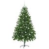 vidaXL Christmas Tree with 300 LEDs with Stand Green 180 cm PE