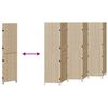 vidaXL Room Divider Folding Manual Beige 292 x 180 cm Poly Rattan