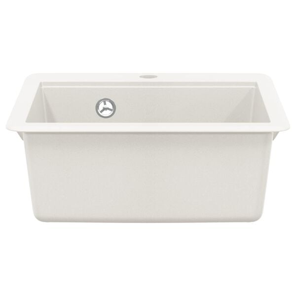vidaXL Sink White 470 x 440 mm Granite