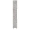 vidaXL Bathroom Cabinet Concrete Grey 30x30x190 cm Engineered Wood