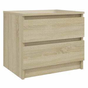 vidaXL Bed Cabinet Sonoma Oak 50x39x43,5 cm Engineered Wood