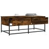 vidaXL Coffee Table Smoked Oak 100x51x40 cm Engineered Wood