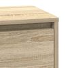 vidaXL Bedside Cabinet Sonoma Oak 39 x 34.5 x 65 cm Engineered wood