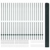 vidaXL Fence with Post Green 1.5 x 50 m Steel and PVC