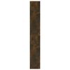 vidaXL Book Cabinet/Room Divider Smoked Oak 80x30x198 cm Engineered Wood