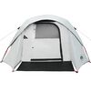 vidaXL Family Tent Cabin 6-Person White Blackout Fabric Waterproof