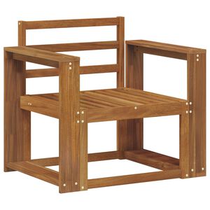 vidaXL Outdoor Sofa Solid Acacia Wood Natural