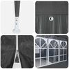 vidaXL Party Tent Anthracite and White 600 x 400 x 266 cm