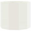 vidaXL Planter White 60 x 60 x 50 cm Steel