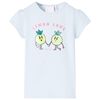 vidaXL Kids'T-shirt Light Blue 140