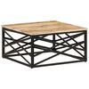 vidaXL Coffee Table 68x68x35 cm Solid Mango Wood