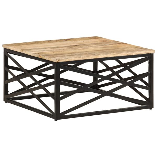 vidaXL Coffee Table 68x68x35 cm Solid Mango Wood