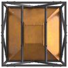vidaXL Fire Pit Brown 50 x 50 x 35 cm Steel