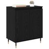 vidaXL Sideboard Black Oak 60 x 35 x 70 cm Engineered Wood
