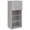 vidaXL 5 Piece TV Wall Units with LED Grey Sonoma Engineered Wood