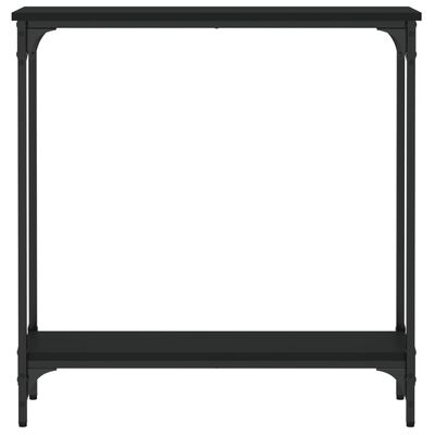 vidaXL Console Table Black 75x22.5x75 cm Engineered Wood