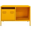 vidaXL Coffee Table Mustard Yellow 68.5x50x43.5 cm Cold-rolled Steel