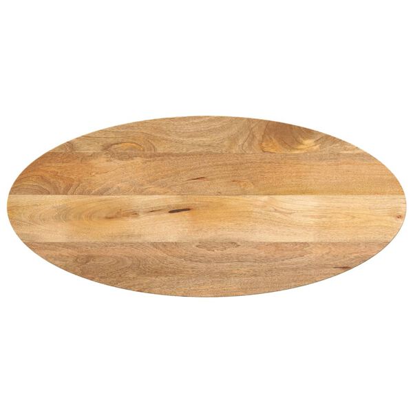vidaXL Table Top 100x40x2.5 cm Oval Solid Wood Mango