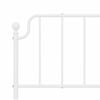 vidaXL Metal Replace Headboard White 180 cm
