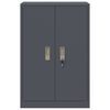 vidaXL Storage Cabinet Anthracite 60 x 40 x 90 cm Steel