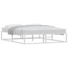 vidaXL Bed Frame without Mattress White 160x200 cm Metal