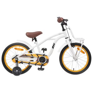 vidaXL Kids Bike 16 Inches for 4-6 Years Old White
