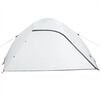 vidaXL Camping Tent Dome 4-Person White Blackout Fabric Waterproof