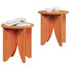 vidaXL Coffee Table 2 pcs Wax Brown