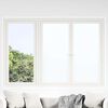 vidaXL Window Films 3 pcs Static Frosted White PVC