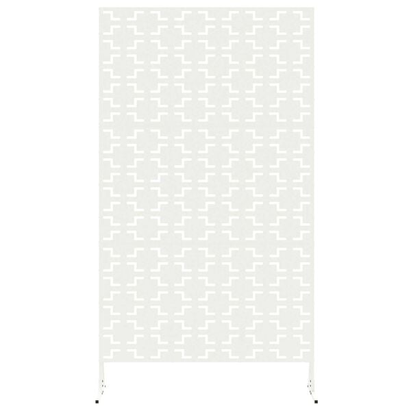 vidaXL Privacy Screen White 100 x 50 x 180 cm Steel