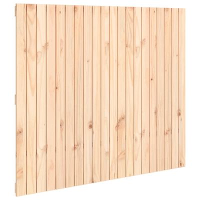vidaXL Wall Headboard 127.5x3x110 cm Solid Wood Pine