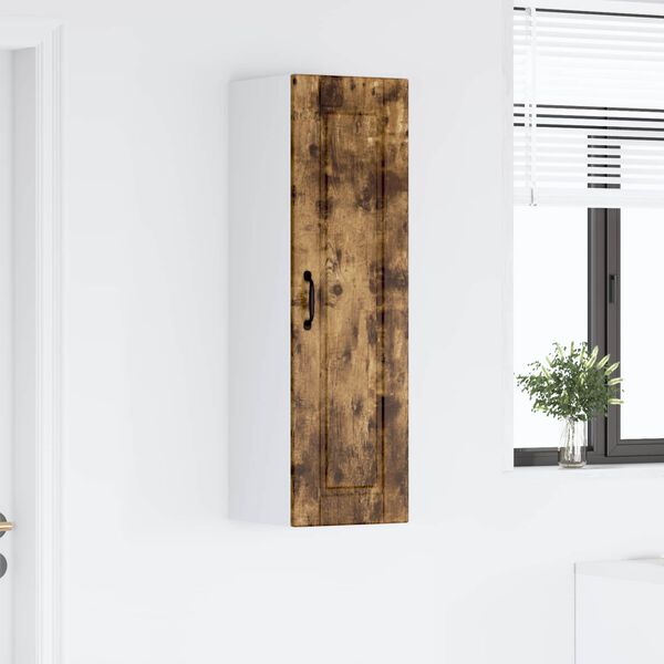 vidaXL Kitchen Cabinet Smoked Oak 30 x 31 x 100 cm Engineered Wood
