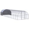 vidaXL Outdoor Chicken Coop 3x12x2 m Galvanised Steel