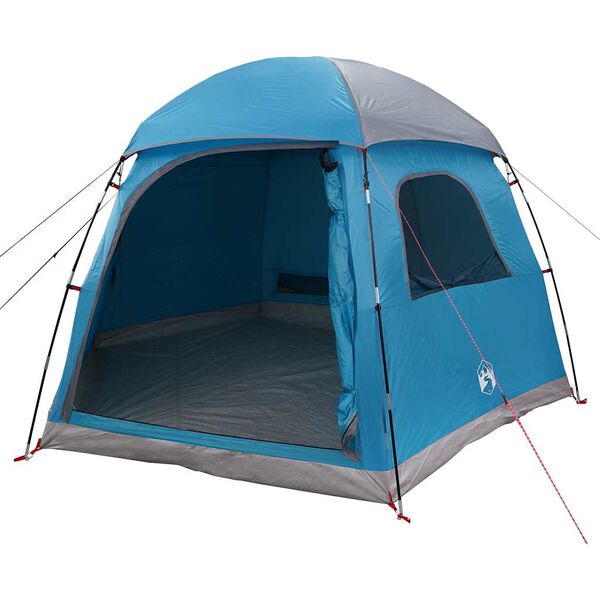 vidaXL Family Tent Igloo 6-Person Blue Waterproof